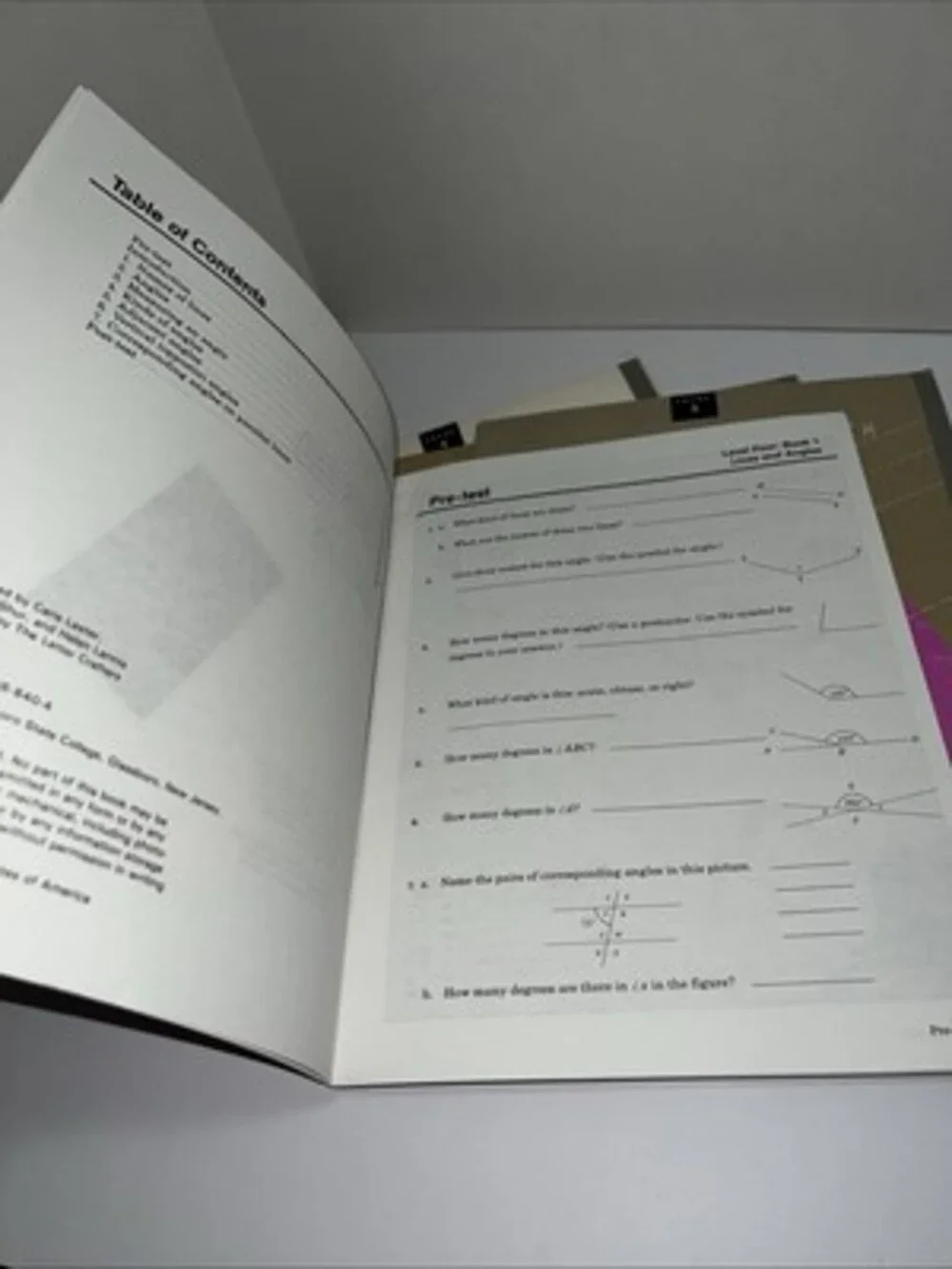 Breakthrough To Math Level 4 Set With Workbook (drawn On Back)